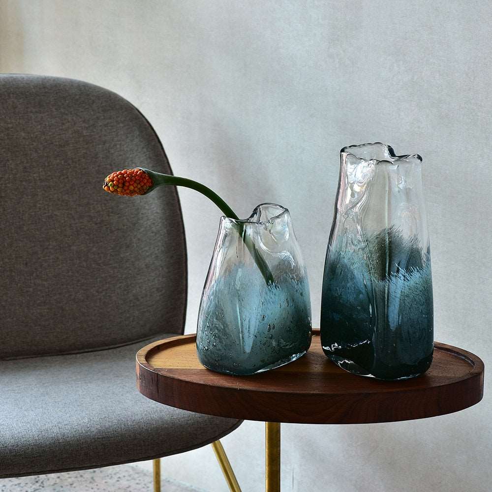Deep Sea Glacier Glass Vase