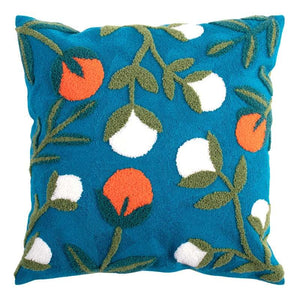 Open image in slideshow, Embroidered Floral &amp; Geometric Pillow Cases
