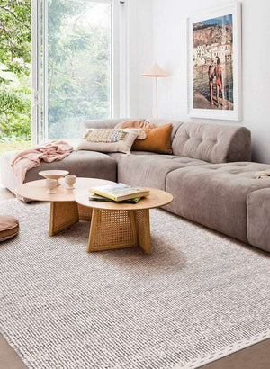 Open image in slideshow, Hand Woven Wool Blend Area Rug
