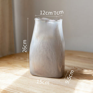 Open image in slideshow, Handmade Iridescent Glass Vase
