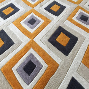 Plush Geometric Area Rug